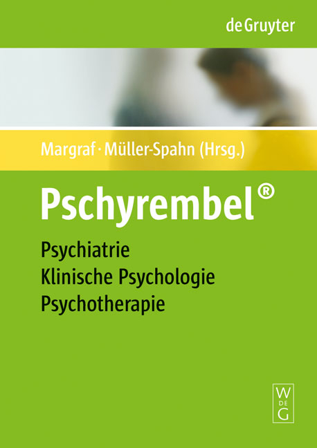 Pschyrembel&reg; Psychiatrie, Klinische Psychologie, Psychotherapie - 