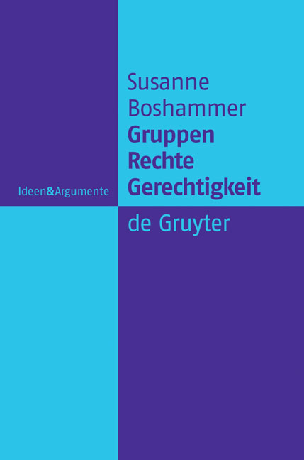 Gruppen, Recht, Gerechtigkeit - Susanne Boshammer