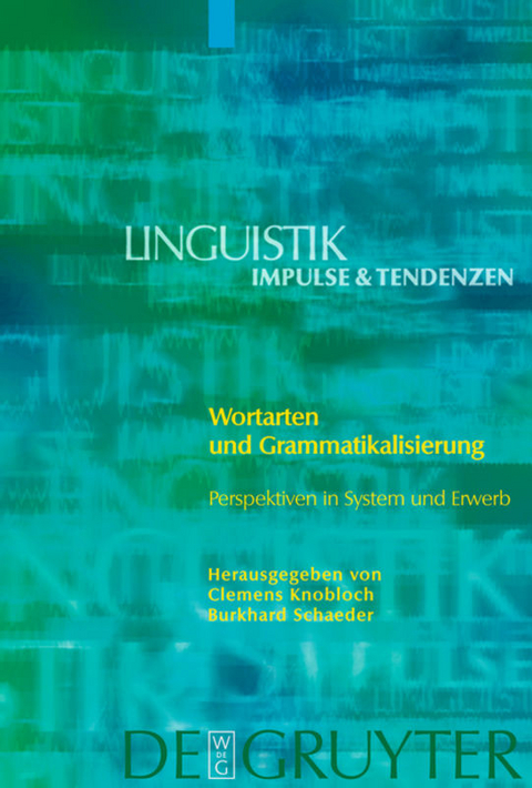 Wortarten und Grammatikalisierung - 