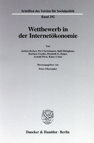 Wettbewerb in der Internetökonomie.