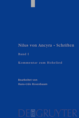 Nilus von Ancyra: Schriften / Kommentar zum Hohelied