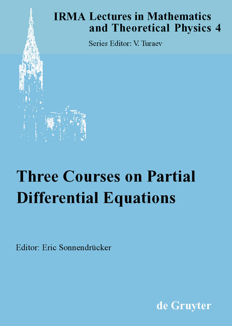 Three Courses on Partial Differential Equations - 