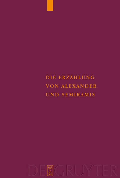 Die Erz&auml;hlung von Alexander und Semiramis - Ulrich Moennig