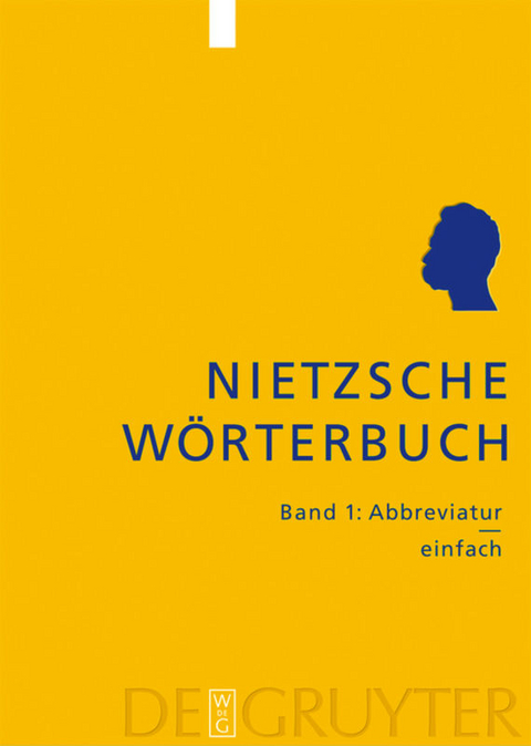 Nietzsche-W&ouml;rterbuch / Abbreviatur &ndash; einfach - 
