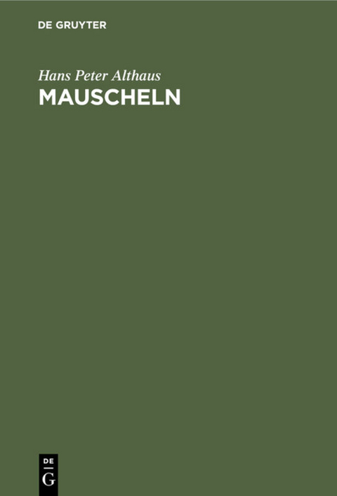 Mauscheln - Hans Peter Althaus
