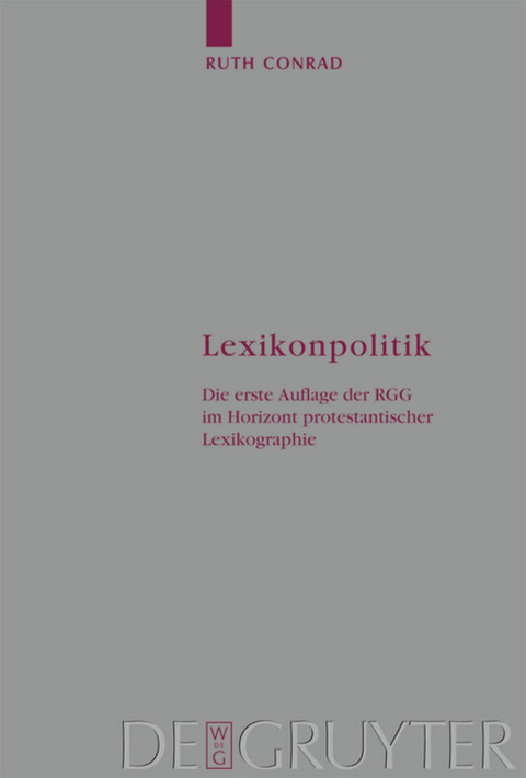 Lexikonpolitik - Ruth Conrad