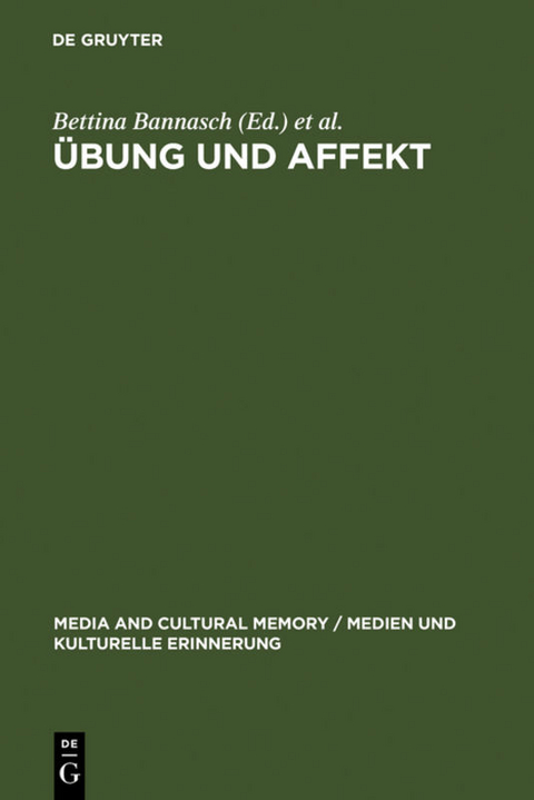 &Uuml;bung und Affekt - 