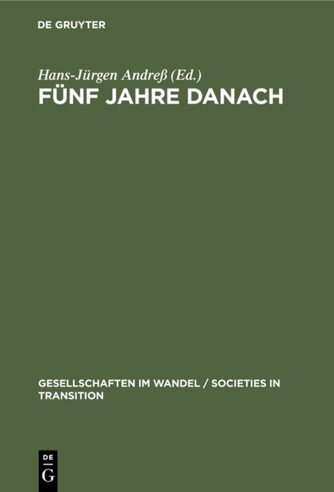 F&uuml;nf Jahre danach - 