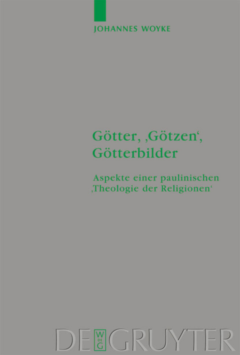G&ouml;tter, 'G&ouml;tzen', G&ouml;tterbilder - Johannes Woyke