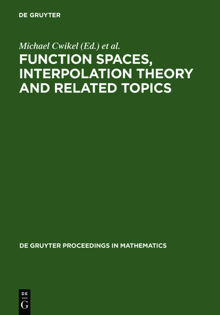Function Spaces, Interpolation Theory and Related Topics