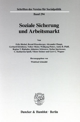 Soziale Sicherung und Arbeitsmarkt.