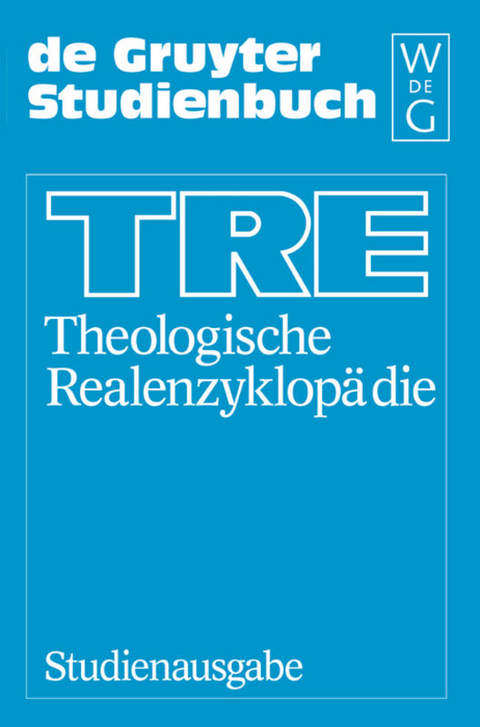 Theologische Realenzyklop&auml;die / Aaron - Zypern - 