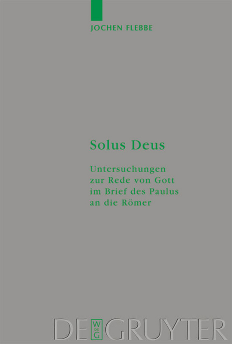 Solus Deus - Jochen Flebbe