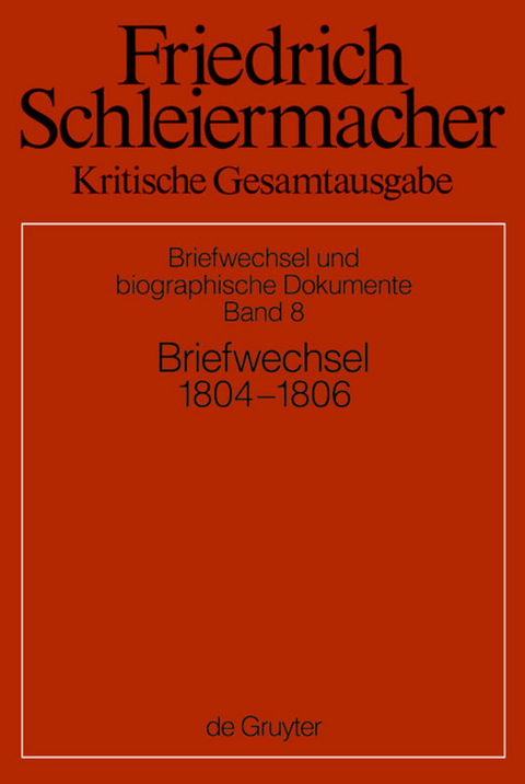 Briefwechsel 1804-1806 - 