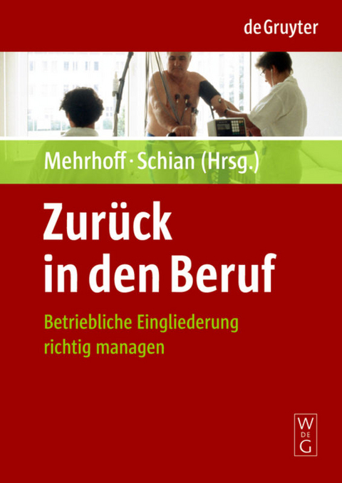 Zur&uuml;ck in den Beruf - Friedrich Mehrhoff, Hans-Martin Schian