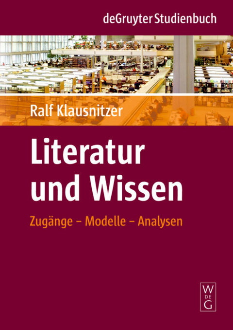 Literatur und Wissen - Ralf Klausnitzer