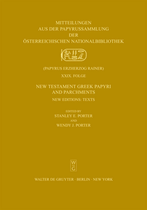 New Testament Greek Papyri and Parchments - 