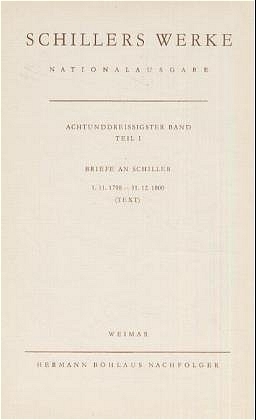 Schillers Werke. Nationalausgabe - 