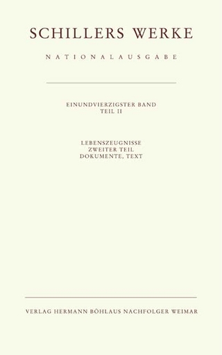 Schillers Werke. Nationalausgabe