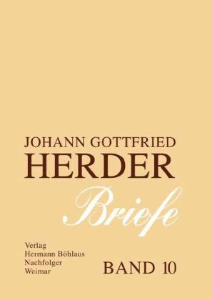 Johann Gottfried Herder. Briefe. - 
