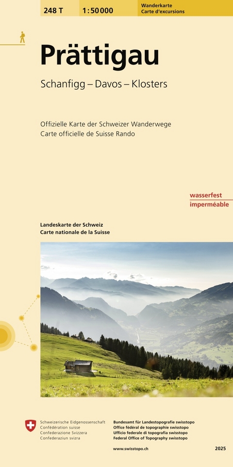 248T Pr&auml;ttigau Wanderkarte