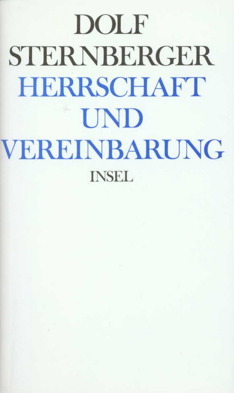 Schriften - Dolf Sternberger