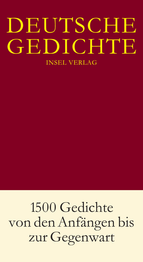 Deutsche Gedichte in einem Band - 