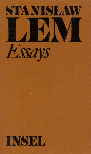 Essays - Stanislaw Lem