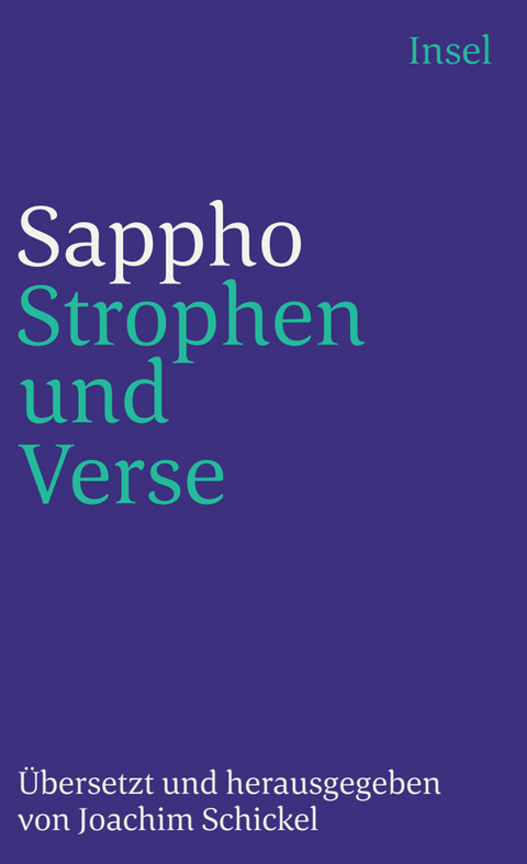 Strophen und Verse -  Sappho