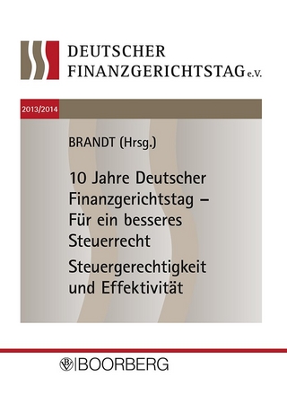 Deutscher Finanzgerichtstag 2013/2014