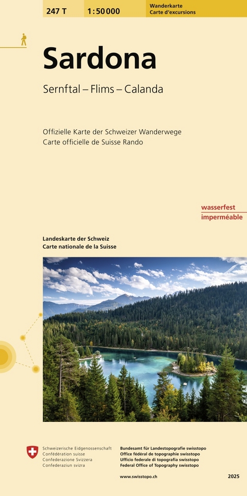247T Sardona Wanderkarte
