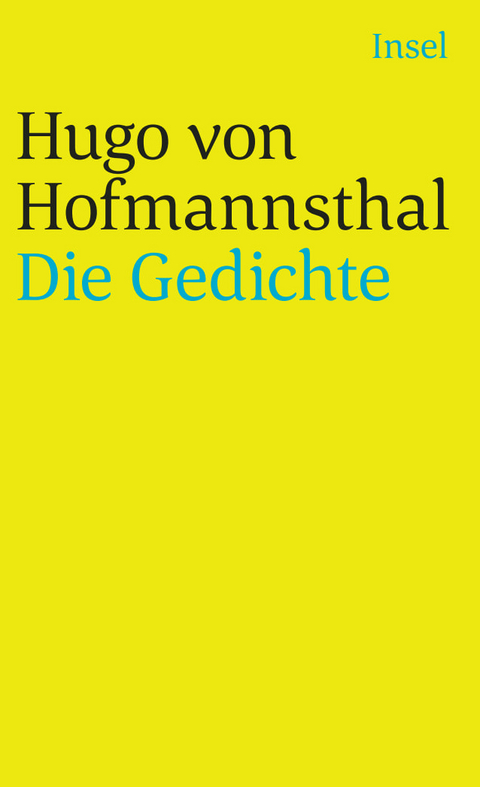Die Gedichte - Hugo von Hofmannsthal