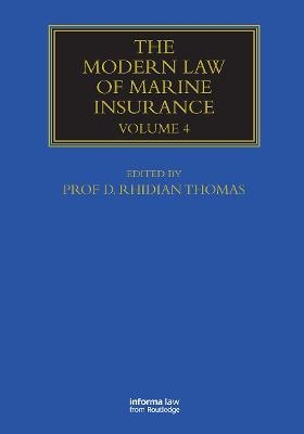 The Modern Law of Marine Insurance