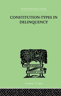 Constitution-Types In Delinquency - W A Willemse