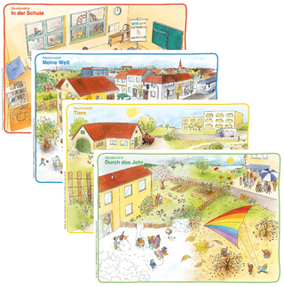 Inklusion im Anfangsunterricht – Poster mit allen 4 Situationsbildern