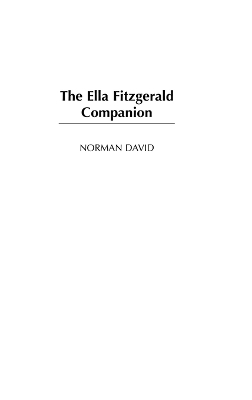 The Ella Fitzgerald Companion - Norman David