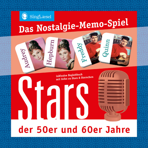 Das Memo-Spiel f&uuml;r Senioren - Stars der 50er und 60er Jahre