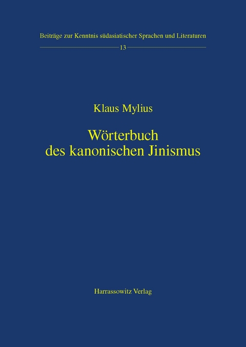 W&ouml;rterbuch des kanonischen Jinismus - Klaus Mylius