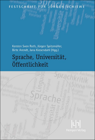 Sprache, Universität, Öffentlichkeit