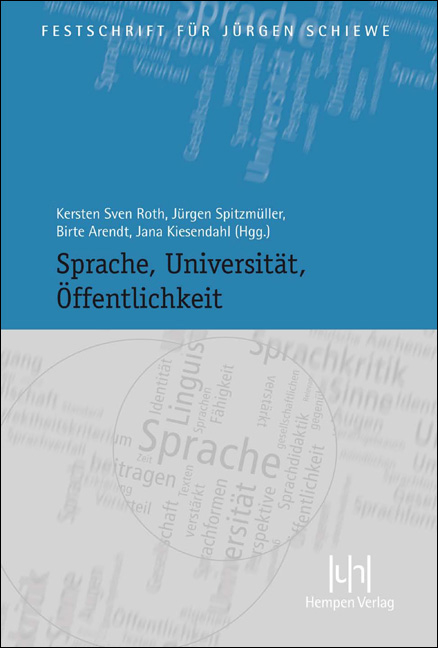 Sprache, Universit&auml;t, &Ouml;ffentlichkeit - 