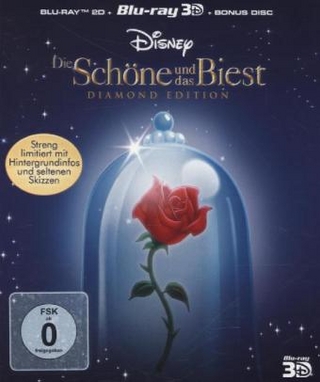 Die Schöne und das Biest 3D, 3 Blu-rays (Diamond Edition (2015))