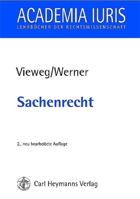 Sachenrecht - Klaus Vieweg