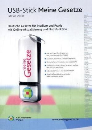 Meine Gesetze, Edition 2008, 1 USB-Stick