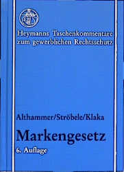 Markengesetz - Werner Althammer, Paul Ströbele, Rainer Klaka
