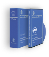 Europ&auml;isches Patent&uuml;bereinkommen - Elektronische Ausgabe - 