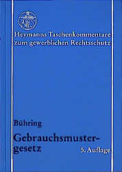 Gebrauchsmustergesetz - Manfred B&uuml;hring