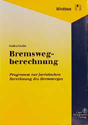 Bremswegberechnung, 1 Diskette (3 1/2 Zoll) - Christian Golla, Andreas F. Golla