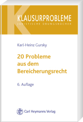 20 Probleme aus dem Bereicherungsrecht