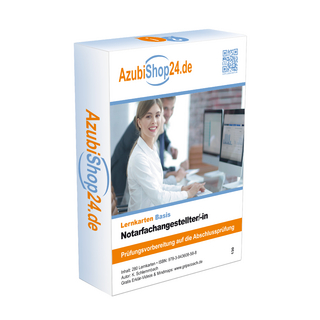 Lernkarten Notarfachangestellte Prüfungsvorbereitung Lernmittel
