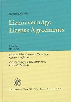 Lizenzvertr&auml;ge - Jochen Pagenberg, Bernhard Geissler
